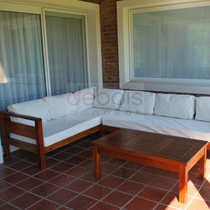 Conjunto esquinero + almohadones